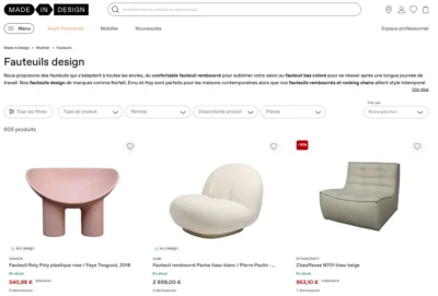 fauteuil design made in design