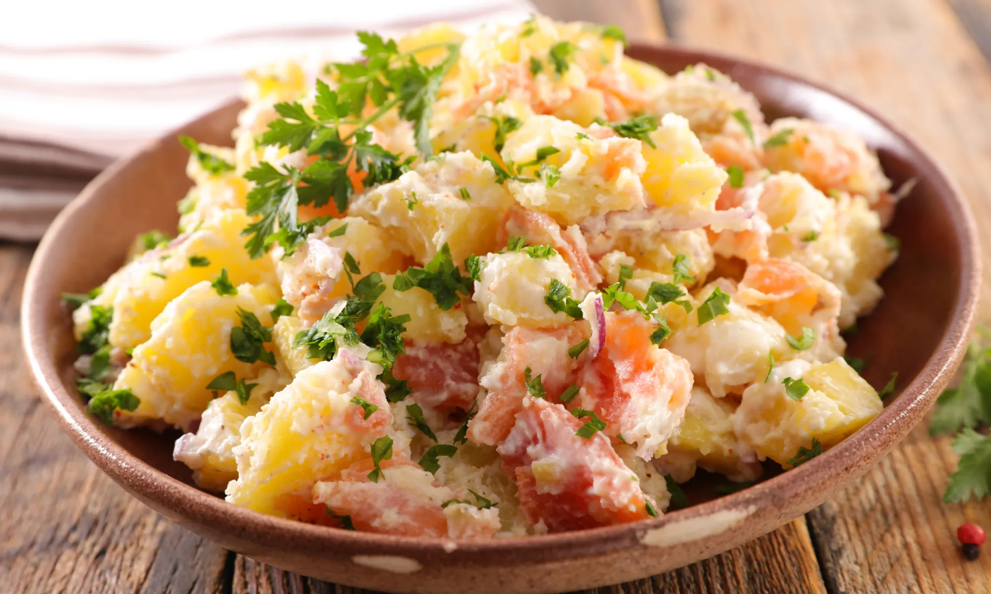 Quelle est la recette de la salade de pomme de terre façon grand-mère ?