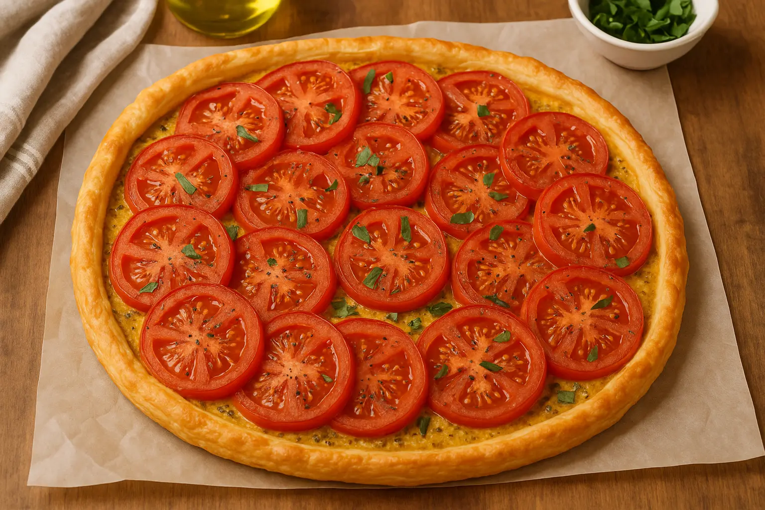 Comment réussir une tarte à la tomate et moutarde ?