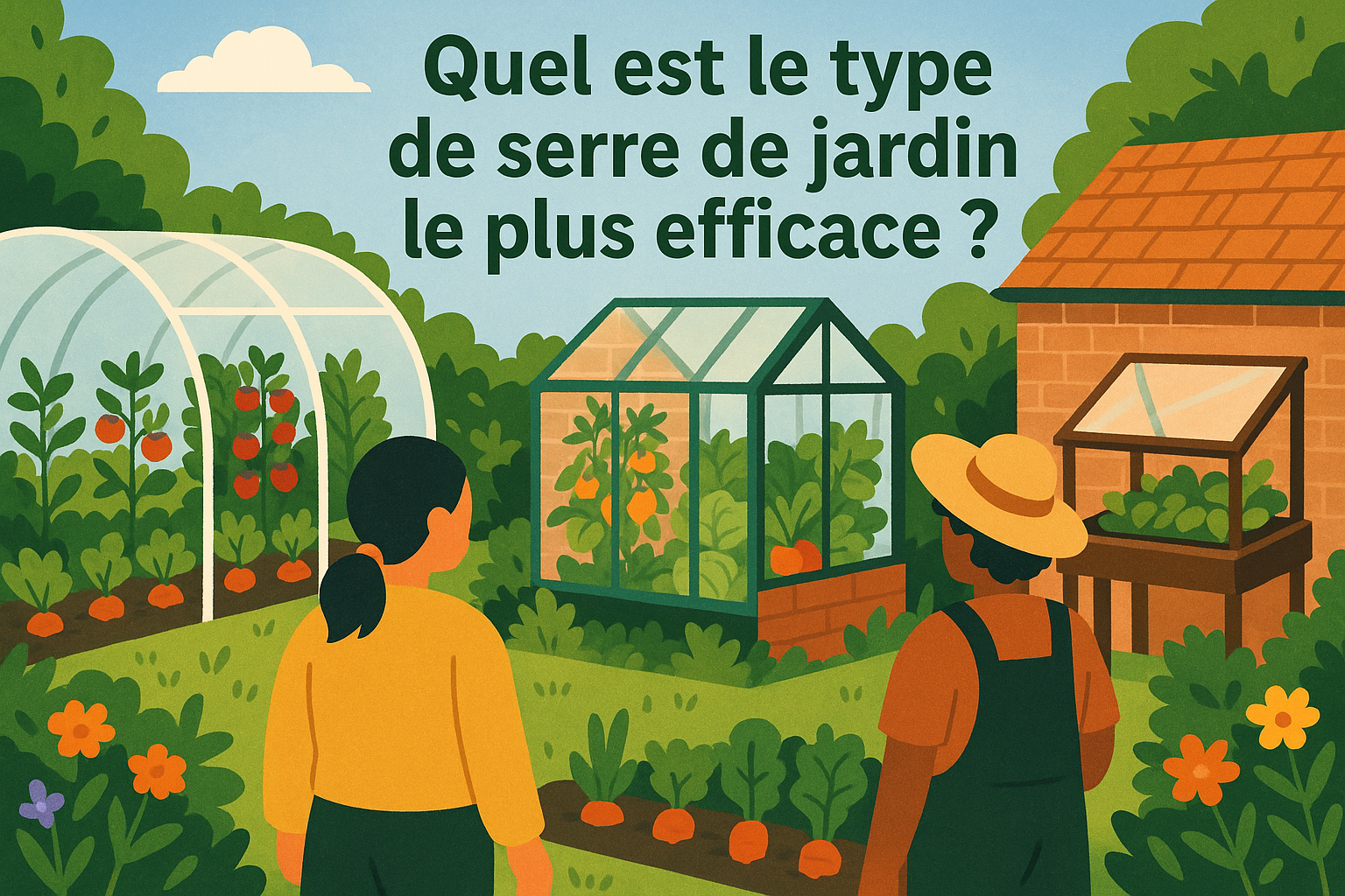 Quel est le type de serre de jardin le plus efficace ? 