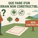 Que faire d’un terrain non constructible