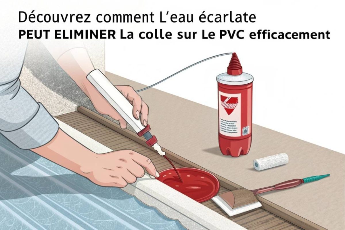 Comment enlever la colle sur du PVC de manière simple et sans abîmer la surface