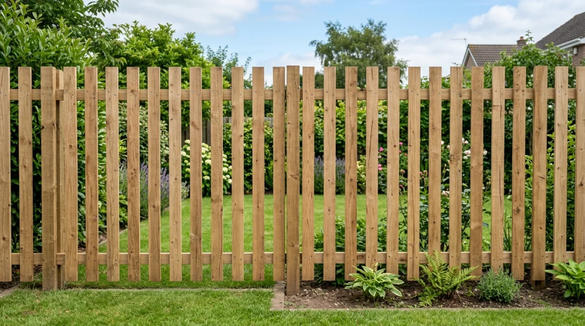 Construire une palissade en bois verticale simplement