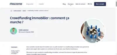 Crowdfunding immobilier Anaxago avis et fonctionnement