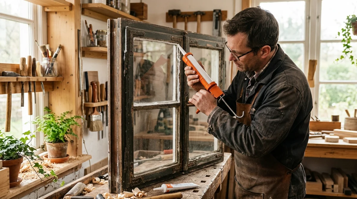 Par quoi remplacer le mastic de vitrier