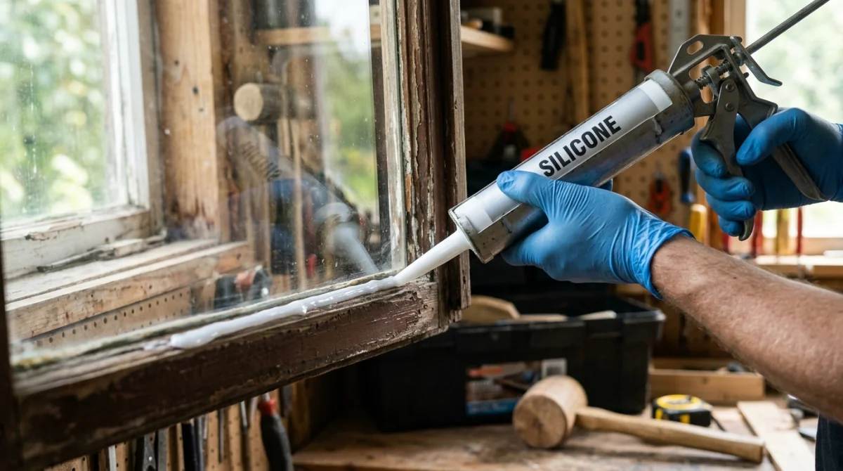 Par quoi remplacer le mastic de vitrier