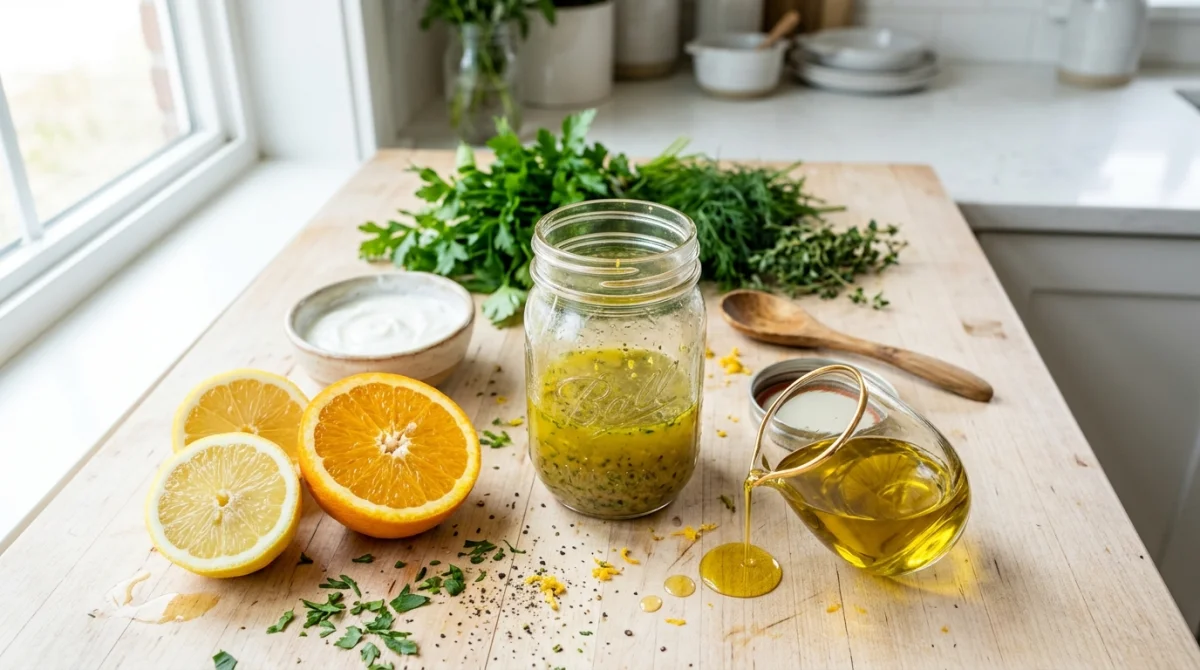 Vinaigrette sans vinaigre, les bonnes bases pour une sauce douce et réussie