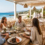 La Vague D’Or aux Sablettes, terrasse méditerranéenne avec repas gourmand et réception conviviale face à la mer